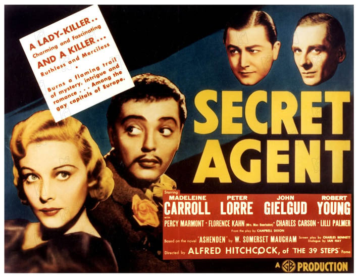 The Secret agent : Fotoğraf Alfred Hitchcock, Peter Lorre
