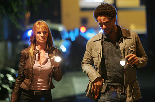 Fotoğraf Marg Helgenberger, Gary Dourdan