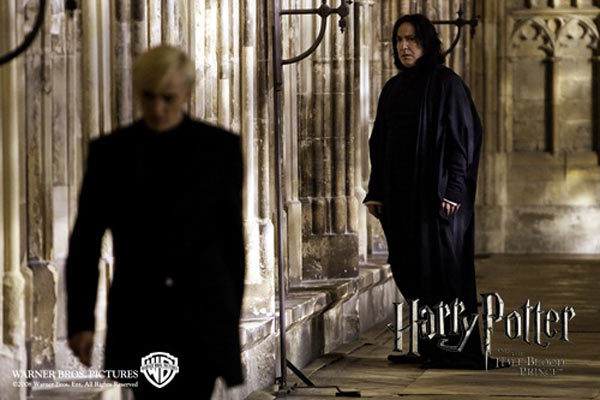 Harry Potter ve Melez Prens : Fotoğraf Tom Felton, Alan Rickman
