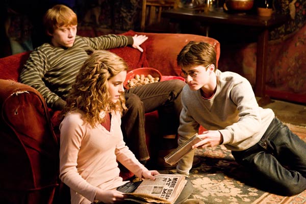 Harry Potter ve Melez Prens : Fotoğraf Emma Watson, Daniel Radcliffe, Rupert Grint