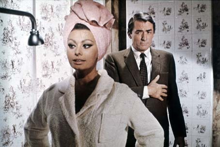 Fotoğraf Sophia Loren, Stanley Donen, Gregory Peck