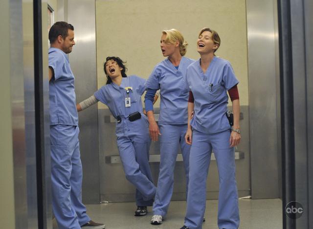 Fotoğraf Katherine Heigl, Sandra Oh, Justin Chambers (I), Ellen Pompeo