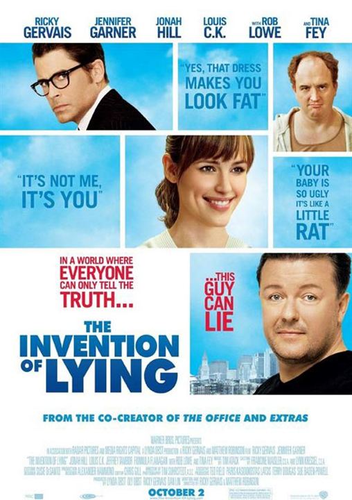 The Invention of Lying : Afiş Ricky Gervais, Matt Robinson