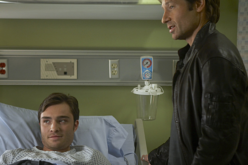 Fotoğraf David Duchovny, Ed Westwick