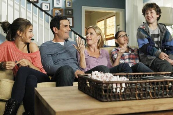 Modern Family : Fotoğraf Ariel Winter, Sarah Hyland, Nolan Gould, Julie Bowen, Ty Burrell