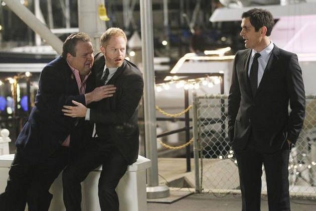 Modern Family : Fotoğraf Eric Stonestreet, Ty Burrell, Jesse Tyler Ferguson