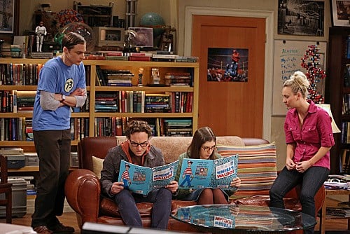 The Big Bang Theory : Fotoğraf Mayim Bialik, Jim Parsons, Johnny Galecki, Kaley Cuoco