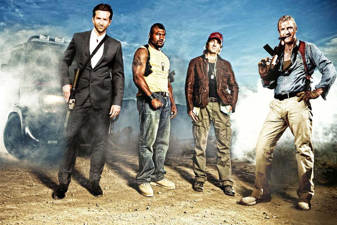 A-Takımı : Fotoğraf Bradley Cooper, Quinton Rampage Jackson, Sharlto Copley, Liam Neeson, Joe Carnahan