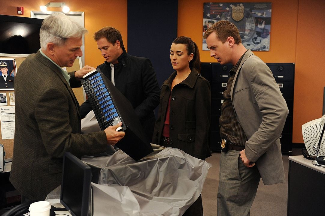 Fotoğraf Mark Harmon, Sean Murray, Michael Weatherly