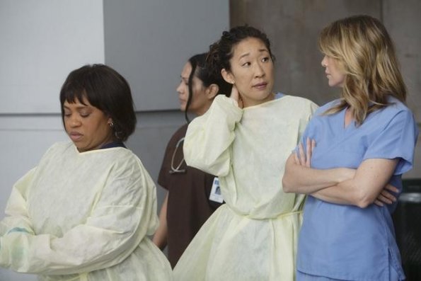 Grey's Anatomy : Fotoğraf Chandra Wilson, Sandra Oh, Ellen Pompeo