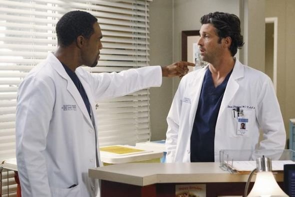 Grey's Anatomy : Fotoğraf Jason George (II), Jason George, Patrick Dempsey