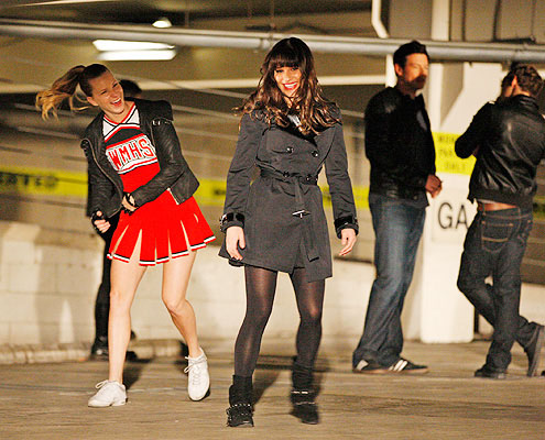 Glee : Fotoğraf Lea Michele, Cory Monteith, Heather Morris