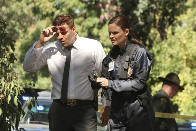 Bones : Fotoğraf David Boreanaz, Emily Deschanel