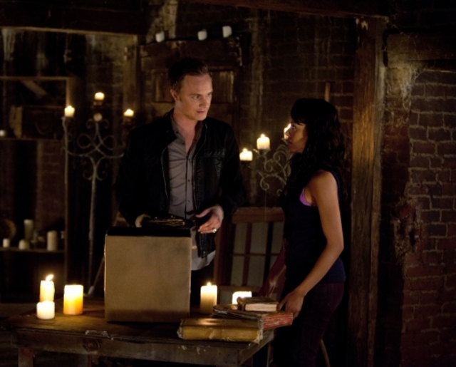 The Vampire Diaries : Fotoğraf David Anders, Kat Graham