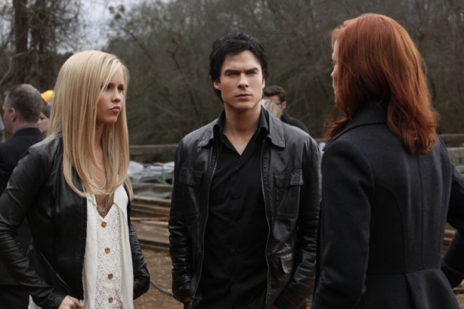 The Vampire Diaries : Fotoğraf Claire Holt, Ian Somerhalder, Cassidy Freeman