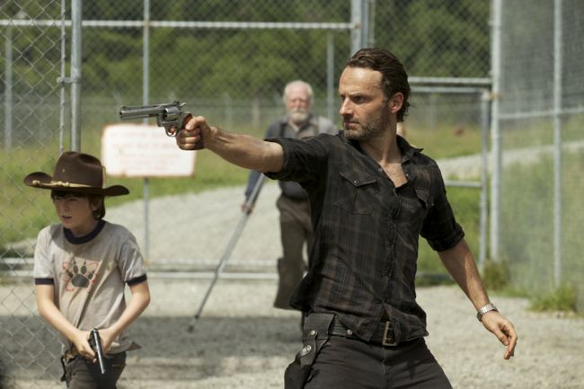 The Walking Dead : Fotoğraf Chandler Riggs, Scott Wilson, Andrew Lincoln