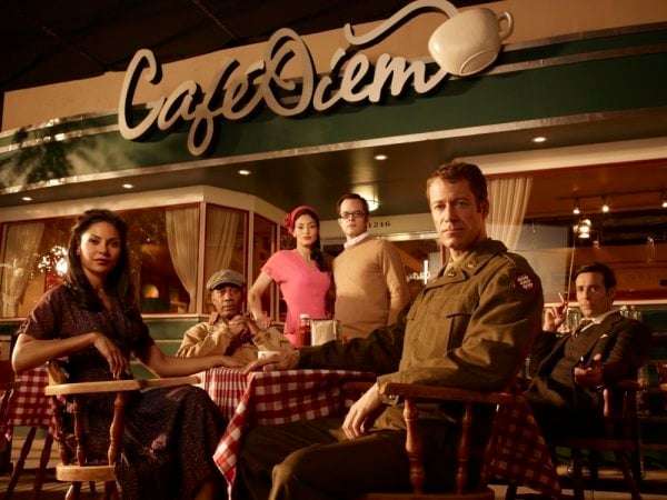 Fotoğraf Salli Richardson-Whitfield, Colin Ferguson, Erica Cerra, Joe Morton, James Callis