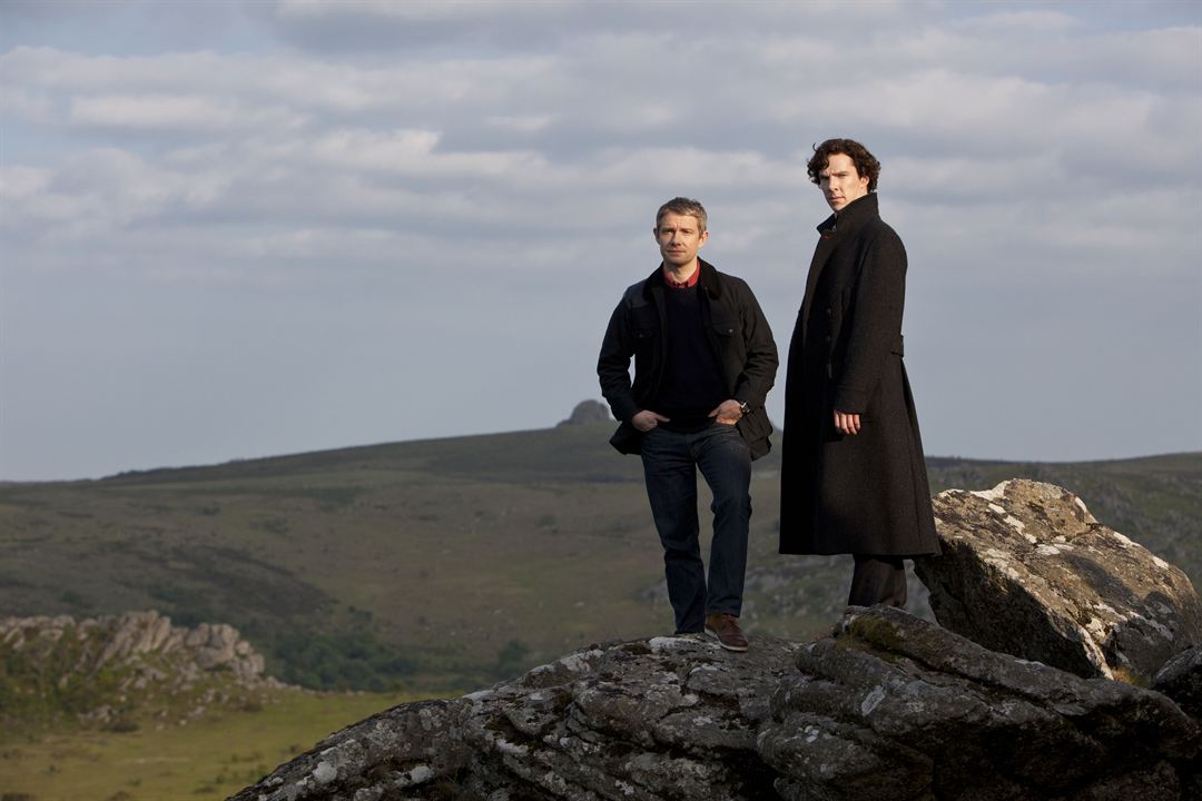 Sherlock : Afiş Benedict Cumberbatch, Martin Freeman