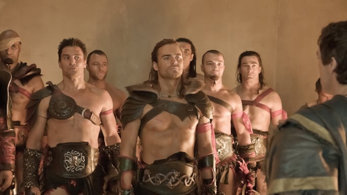 Spartacus: Gods of the Arena : Fotoğraf Dustin Clare, Shane Rangi, Manu Bennett, Nick Tarabay