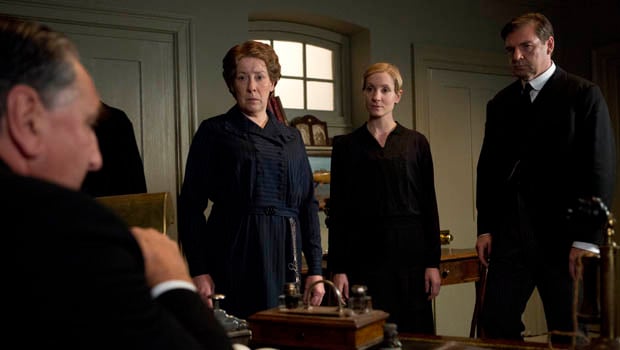 Downton Abbey : Fotoğraf Brendan Coyle, Joanne Froggatt, Phyllis Logan, Jim Carter