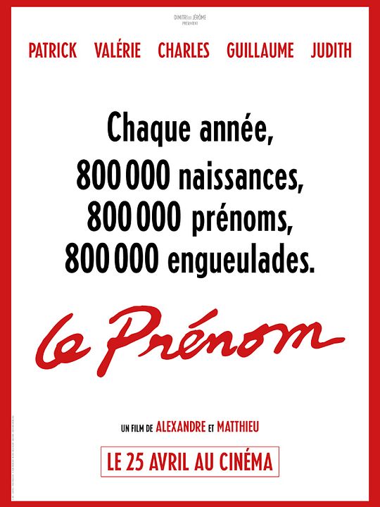 Le Prénom : Afiş