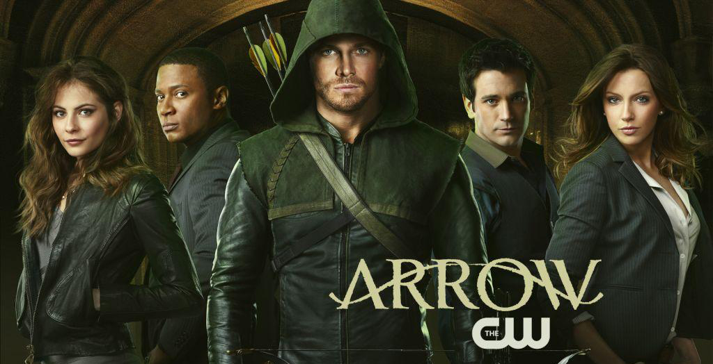 Fotoğraf David Ramsey, Willa Holland, Katie Cassidy, Stephen Amell, Colin Donnell