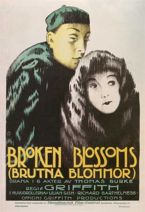 Broken Blossoms or The Yellow Man and the Girl : Afiş