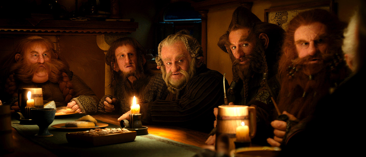 Hobbit: Beklenmedik Yolculuk : Fotoğraf Peter Hambleton, Mark Hadlow, Stephen Hunter, Jed Brophy, Adam Brown