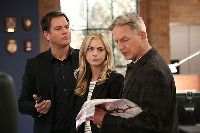 Fotoğraf Emily Wickersham, Michael Weatherly, Mark Harmon