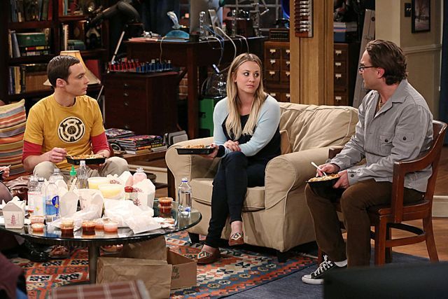 Fotoğraf Kaley Cuoco, Jim Parsons, Johnny Galecki