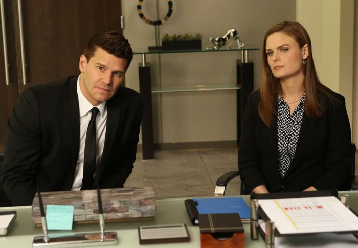 Fotoğraf David Boreanaz, Emily Deschanel
