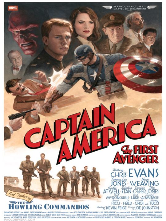 İlk Yenilmez: Kaptan Amerika : Afiş