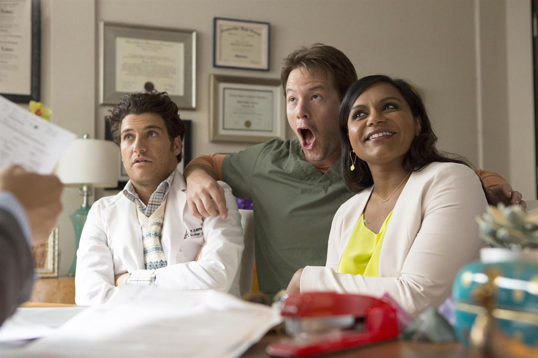 Fotoğraf Ike Barinholtz, Mindy Kaling, Adam Pally