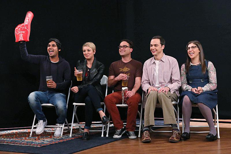 The Big Bang Theory : Fotoğraf Jim Parsons, Johnny Galecki, Kunal Nayyar, Mayim Bialik, Kaley Cuoco