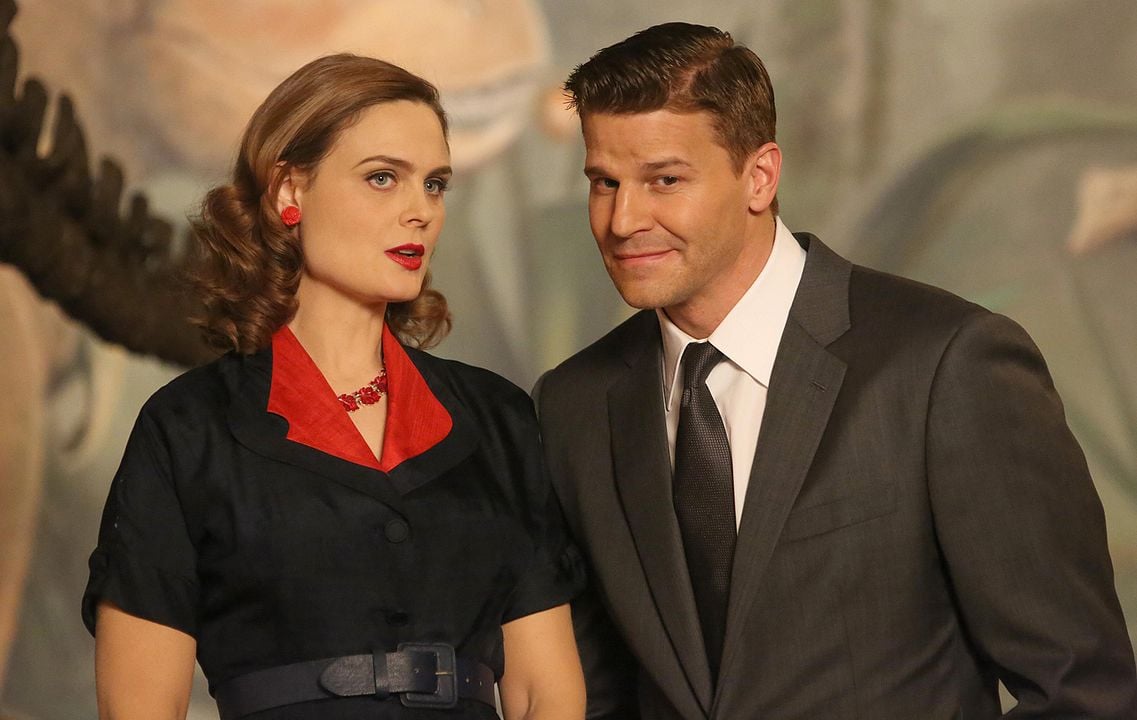 Bones : Fotoğraf David Boreanaz, Emily Deschanel