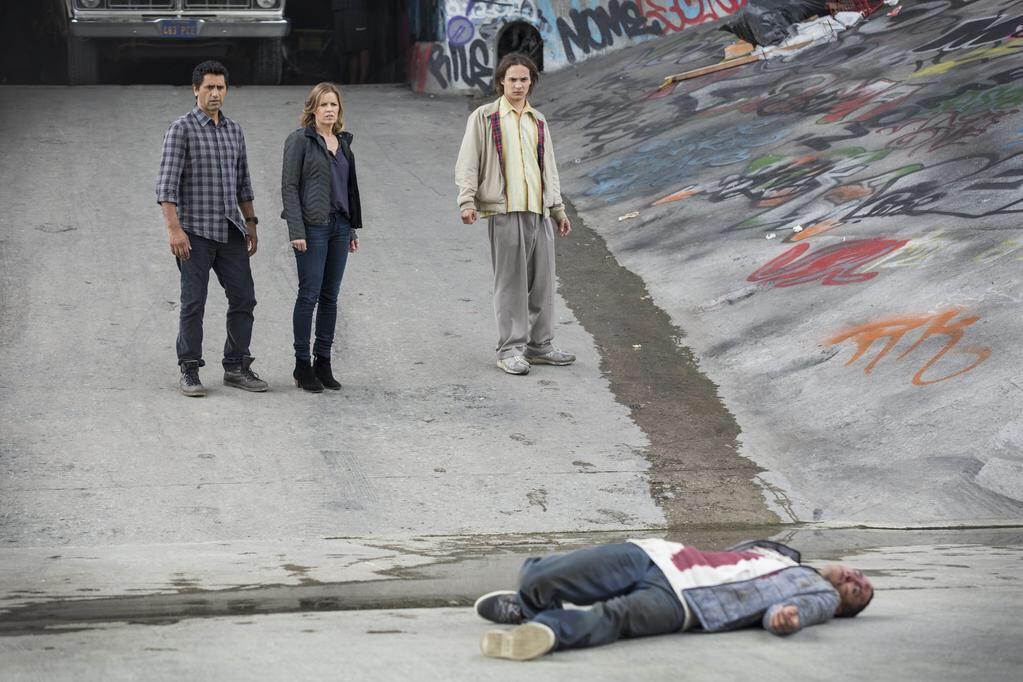 Fear The Walking Dead : Fotoğraf Kim Dickens, Frank Dillane, Cliff Curtis