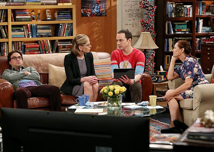 The Big Bang Theory : Fotoğraf Johnny Galecki, Jim Parsons, Christine Baranski, Laurie Metcalf