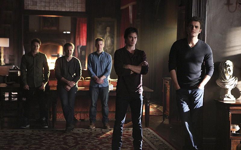 The Vampire Diaries : Fotoğraf Zach Roerig, Ian Somerhalder, Matthew Davis, Michael Trevino, Paul Wesley