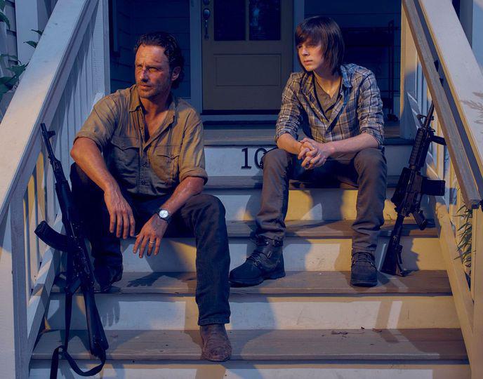 Fotoğraf Chandler Riggs, Andrew Lincoln