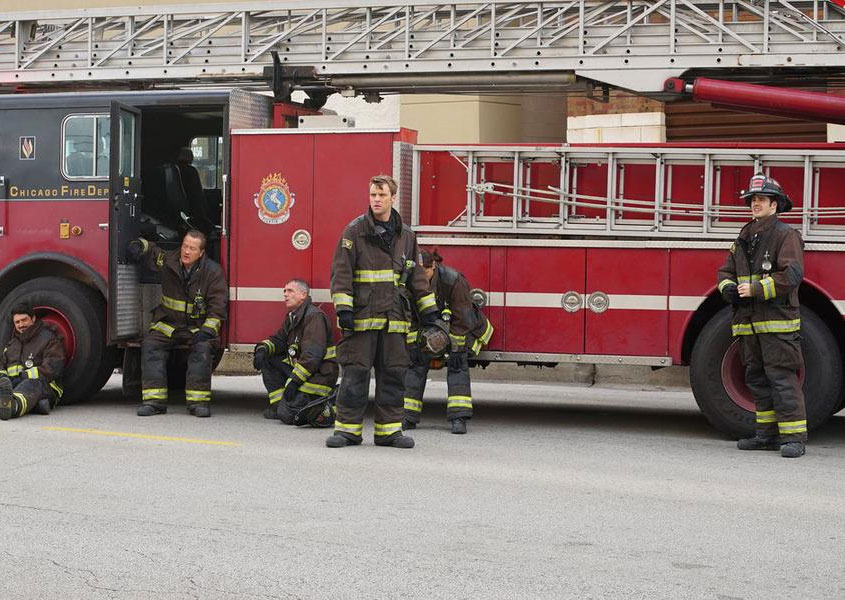 Fotoğraf David Eigenberg, Christian Stolte, Steven R. McQueen, Jesse Spencer