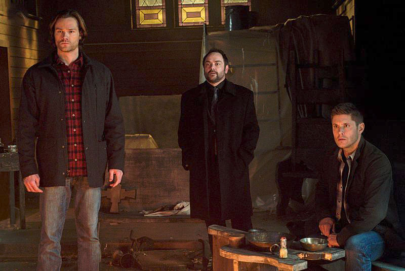 Fotoğraf Jensen Ackles, Mark Sheppard, Jared Padalecki