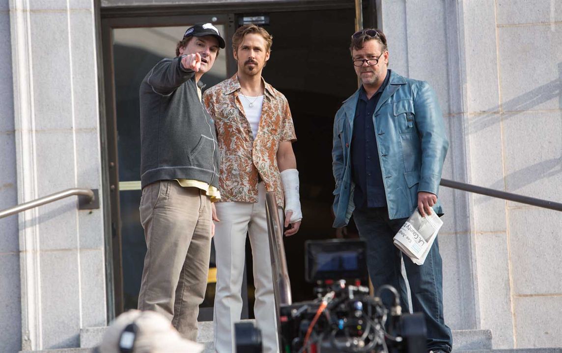 İyi Adamlar : Fotoğraf Russell Crowe, Shane Black, Ryan Gosling