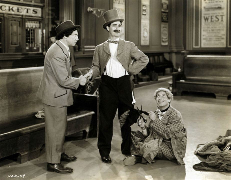 Fotoğraf Harpo Marx, Chico Marx, Groucho Marx