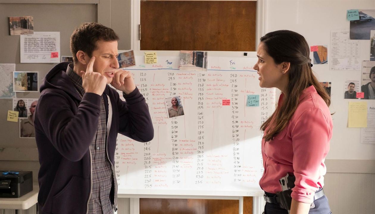 Brooklyn Nine-Nine : Fotoğraf Andy Samberg, Melissa Fumero