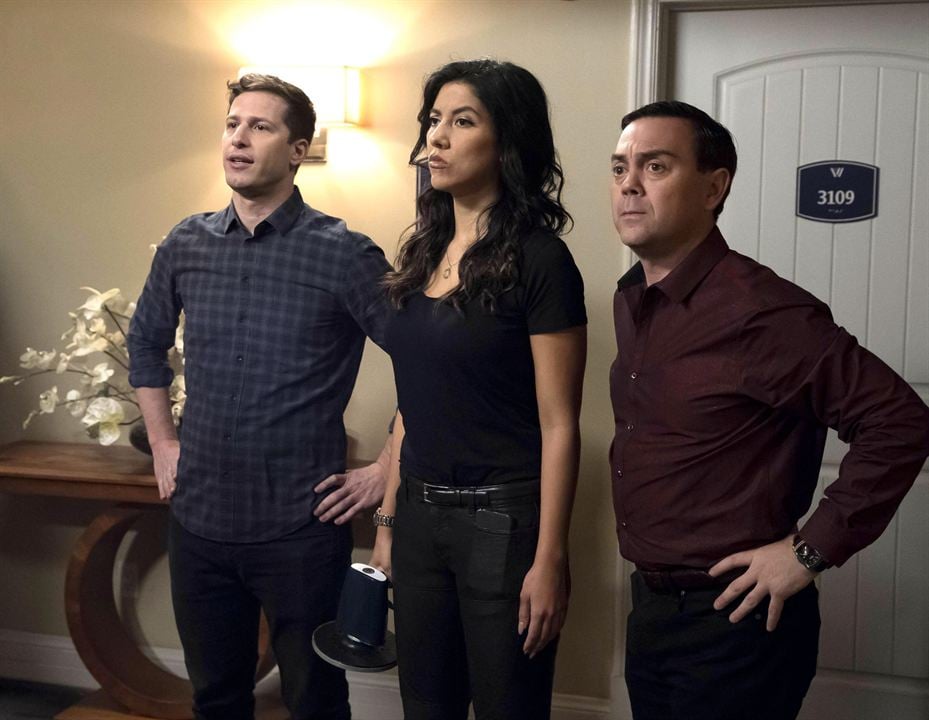 Brooklyn Nine-Nine : Fotoğraf Andy Samberg, Joe Lo Truglio, Stephanie Beatriz