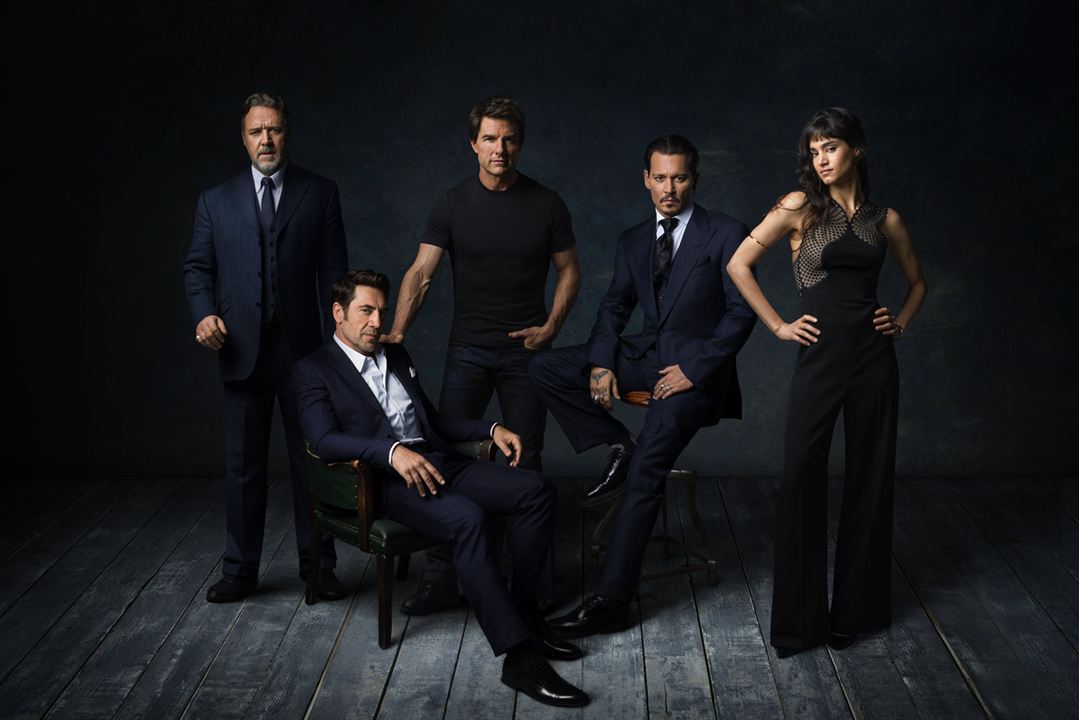Frankenstein : Vignette (magazine) Johnny Depp, Javier Bardem, Tom Cruise, Russell Crowe, Sofia Boutella