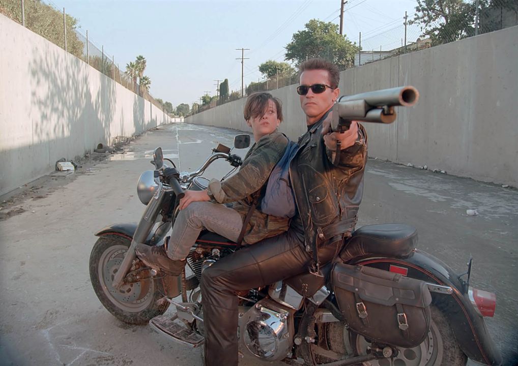 Terminatör 2: Mahşer Günü : Fotoğraf Arnold Schwarzenegger, Edward Furlong