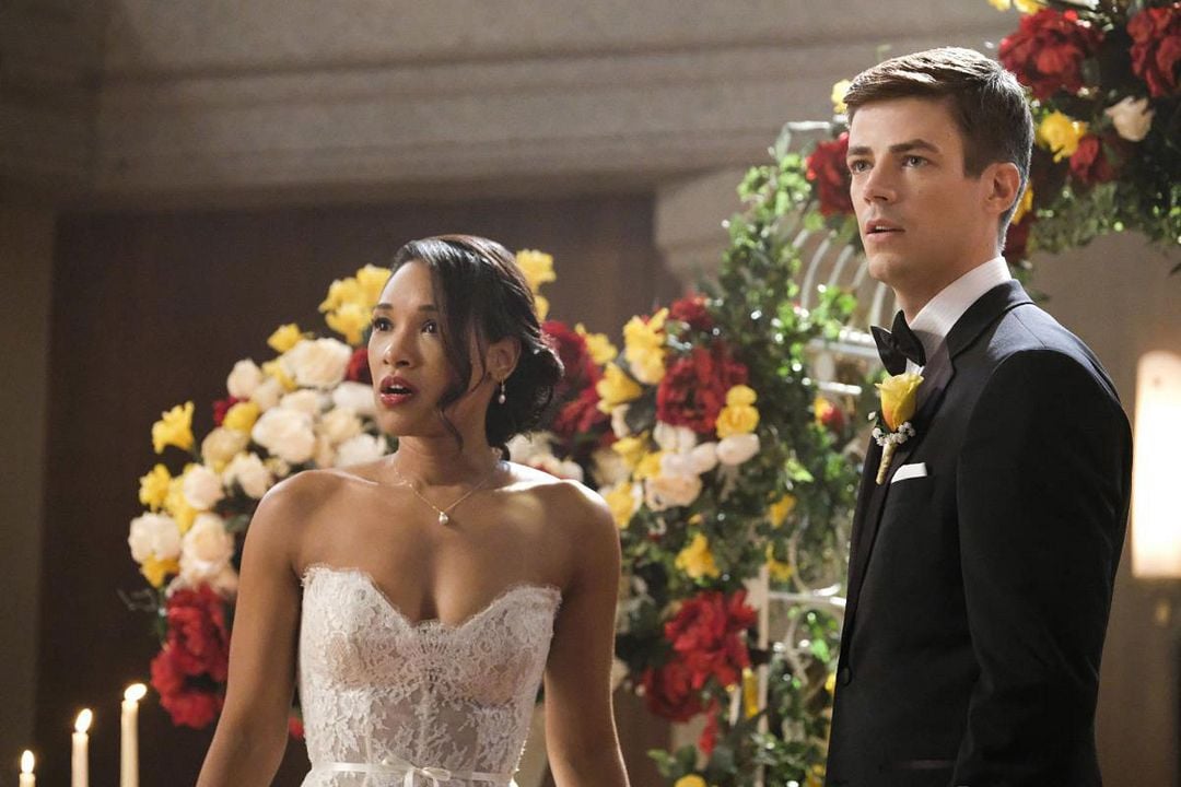 Supergirl : Fotoğraf Grant Gustin, Candice Patton