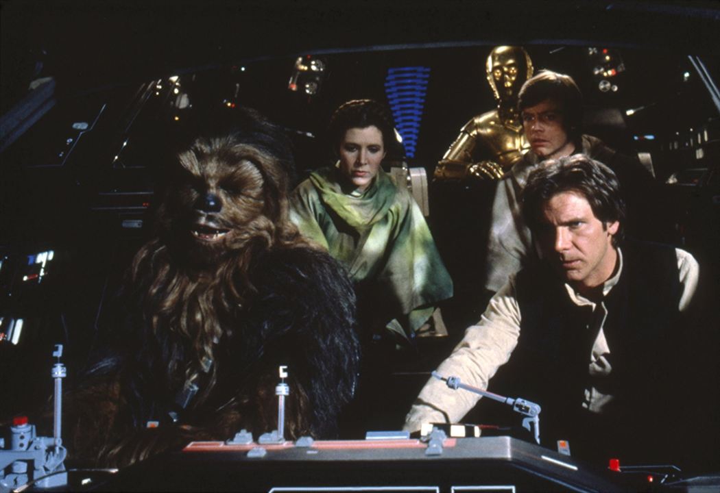 Yıldız Savaşları: Jedi’nin Dönüşü : Fotoğraf Carrie Fisher, Mark Hamill, Harrison Ford