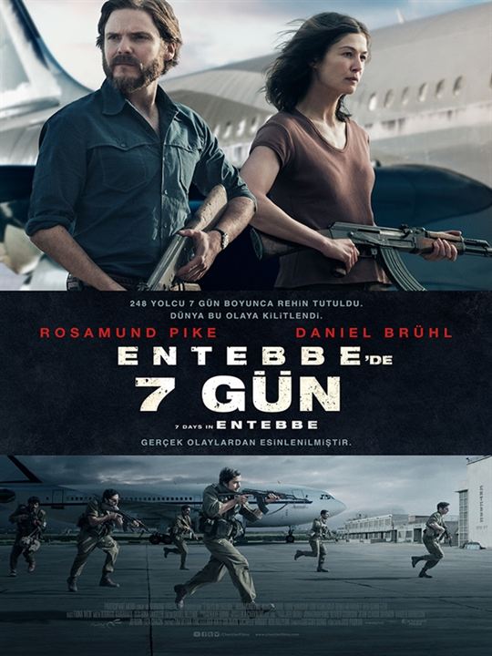 Entebbe'de 7 Gün : Afiş